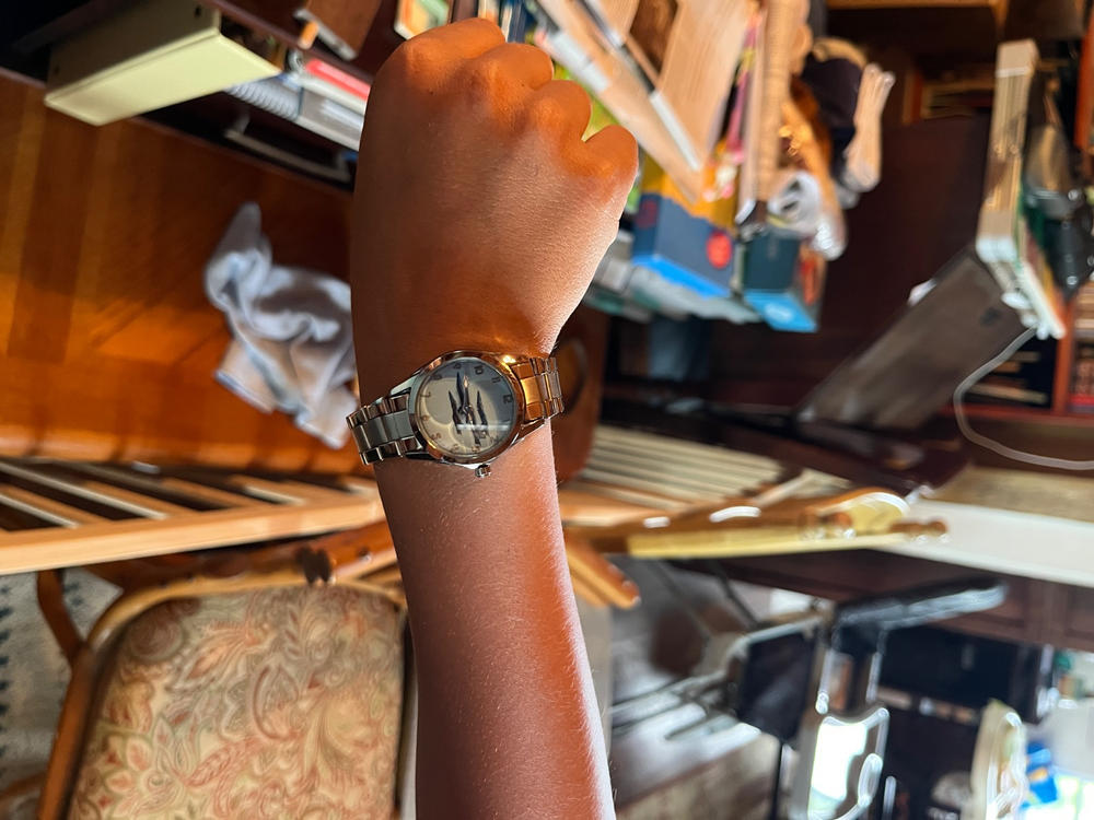 US Navy Blue Angels Designed Stainless Steel Band Watches - Customer Photo From Marla Nora
