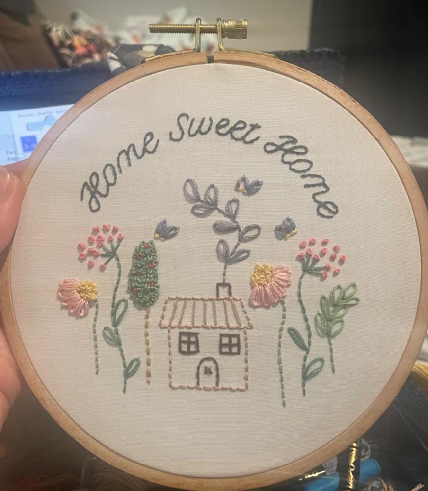 Home Sweet Home Embroidery Kit by Loops & Threads®