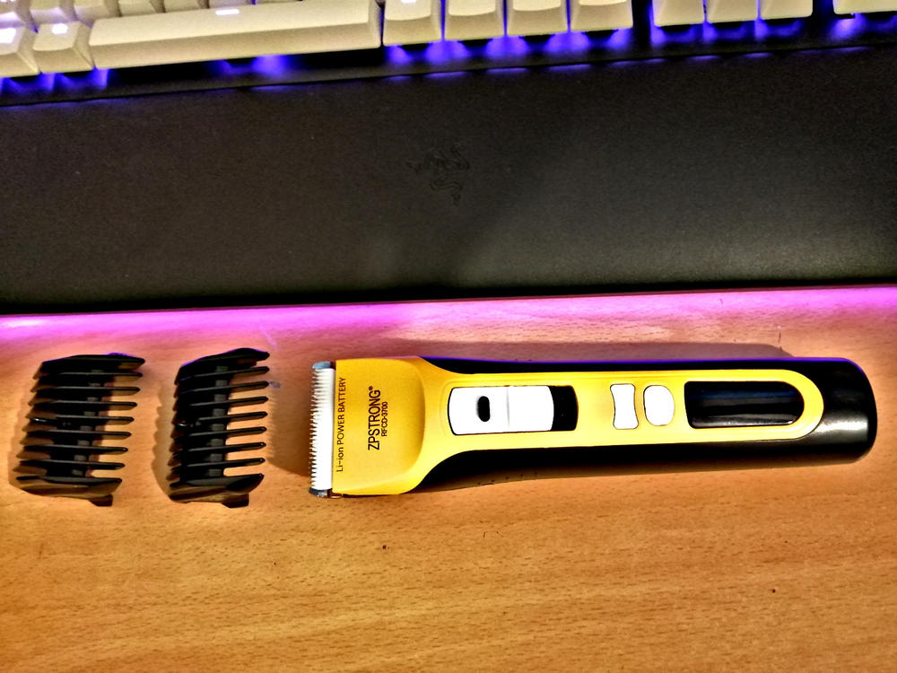 25W PROFESSIONAL ELECTRIC HAIR & BEARD TRIMMER – RECHARGEABLE LED DISPLAY 220V/110V - Customer Photo From Telman N.