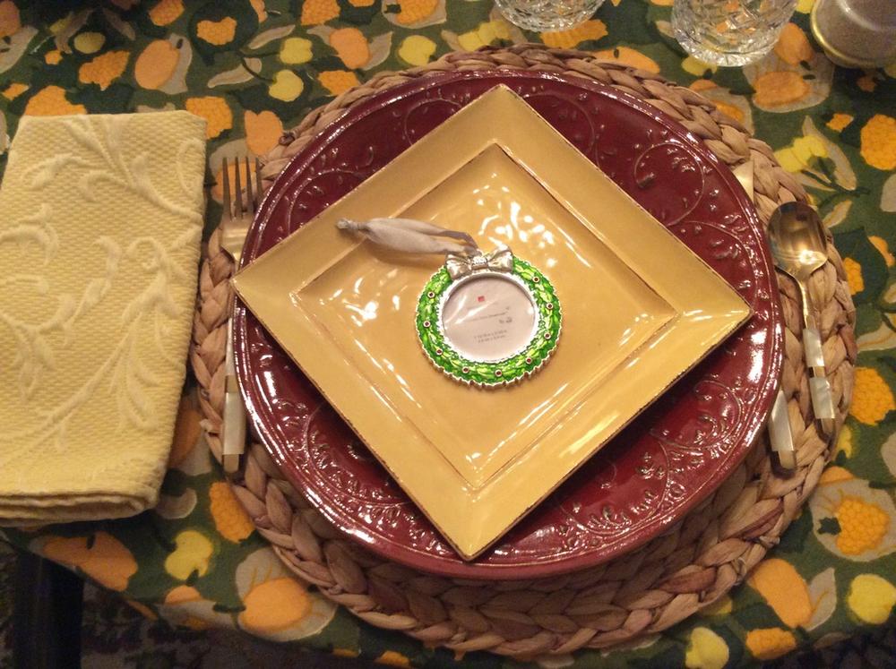 French Tablecloth Fruit Yellow & Green - Customer Photo From Cheryl C