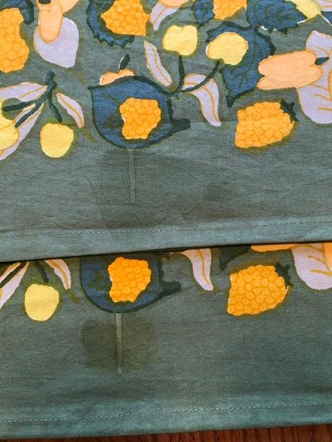French Tablecloth Fruit Yellow & Green - Customer Photo From Cheryl Webb