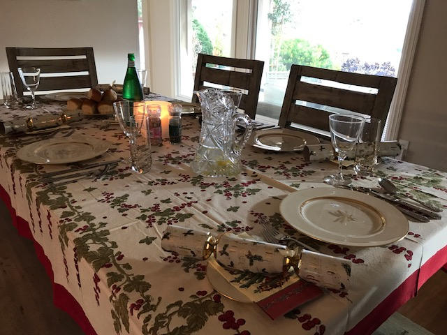 French Tablecloth Gooseberry - Customer Photo From Katherine T.