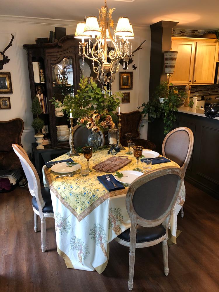 French Tablecloth Olive Tree - Customer Photo From Cynthia R