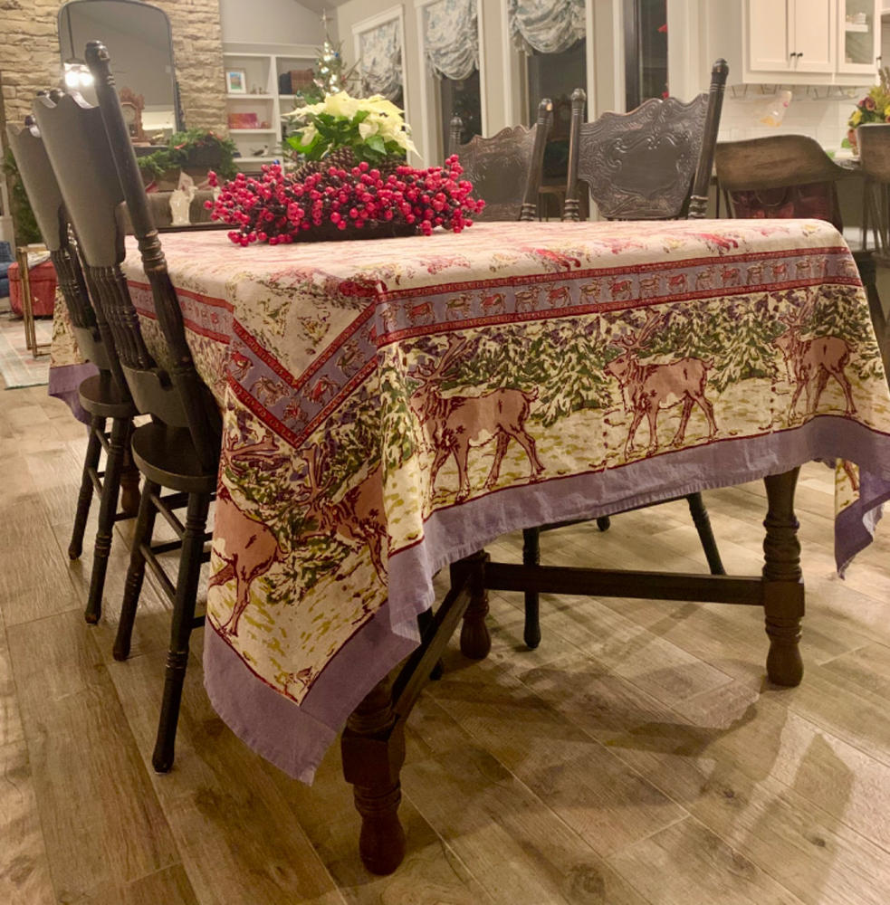 French Tablecloth Renne - Customer Photo From Rachel Lyon