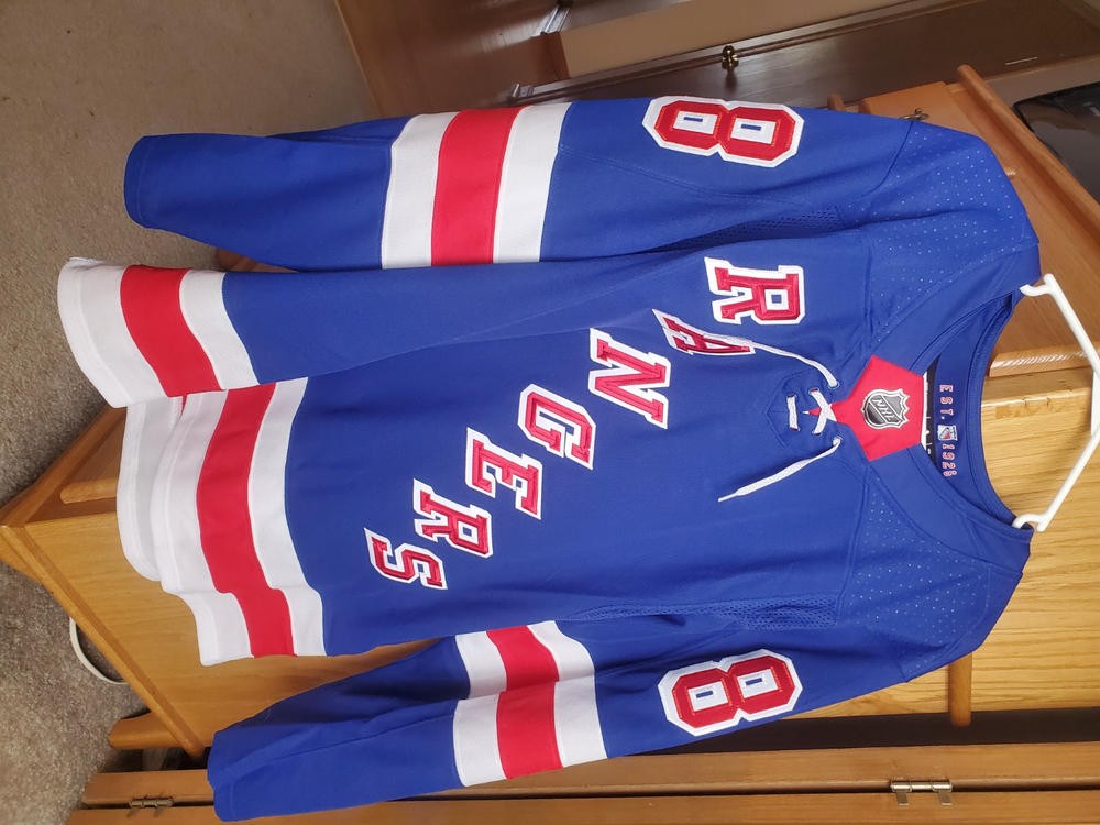 New York Rangers size 46 Small Home Blue Adidas Prime Green NHL Hockey  Jersey