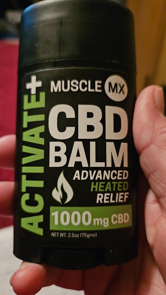 Activate CBD Balm - 1000 mg - Customer Photo From Julie Vertina