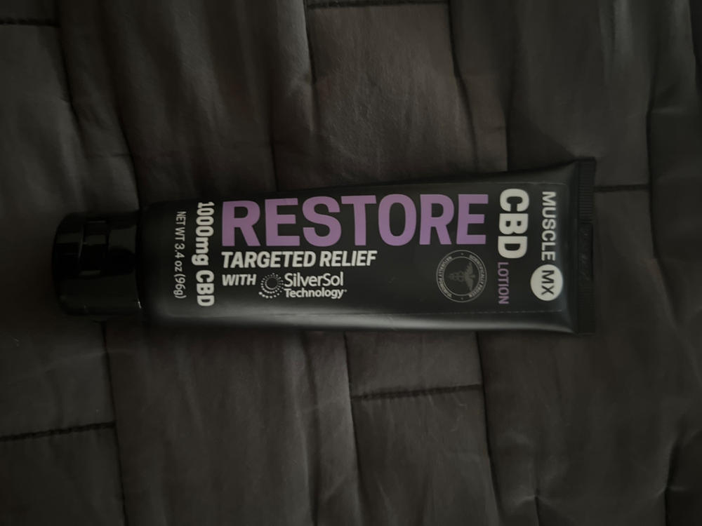 Restore CBD Lotion - 1000 mg - Customer Photo From David Kirk