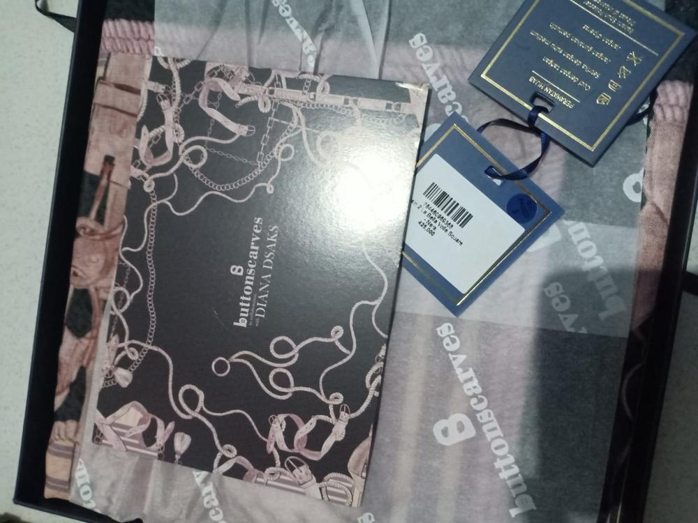 Chain 2 La Bella Voile Square - Nera - Customer Photo From Hani
