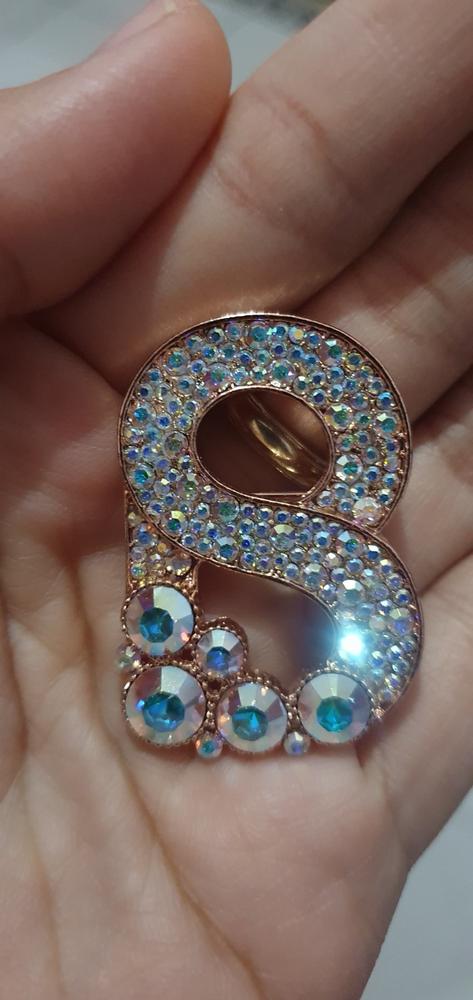 Signature Myta Brooch - Rose Gold - Customer Photo From Anonymous