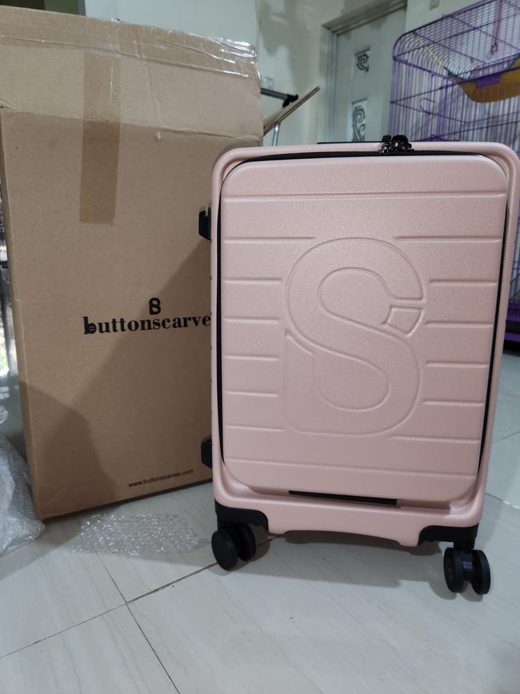 Carry on Luggage - Pink - Customer Photo From Maya Eka Sari