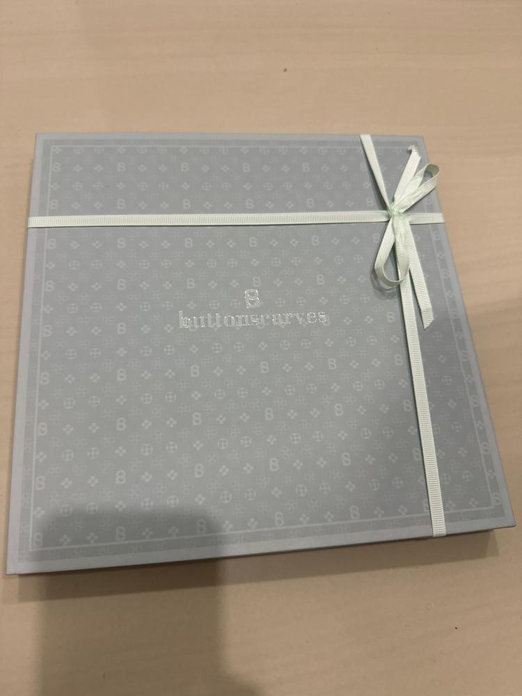 Monogram Voile Square - Aqua - Customer Photo From Fitria Hendi