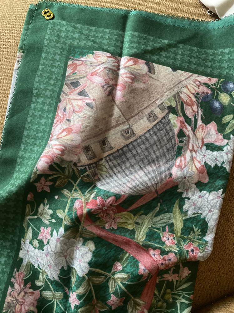 Al Aqsa Voile Square - Emerald - Customer Photo From Anonim