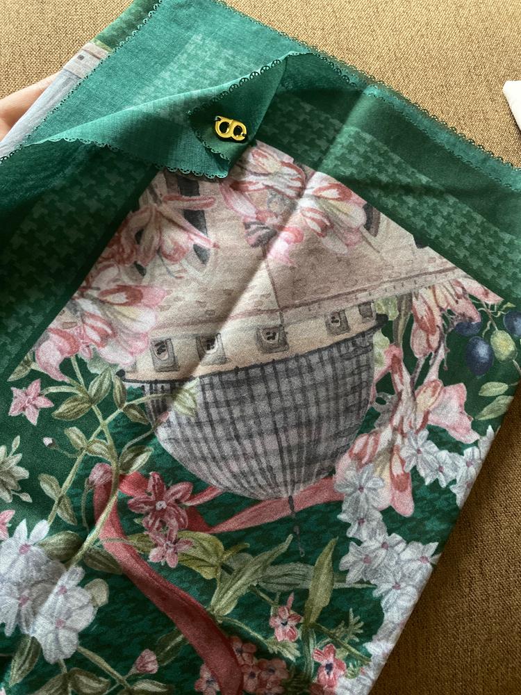 Al Aqsa Voile Square - Emerald - Customer Photo From Rafa