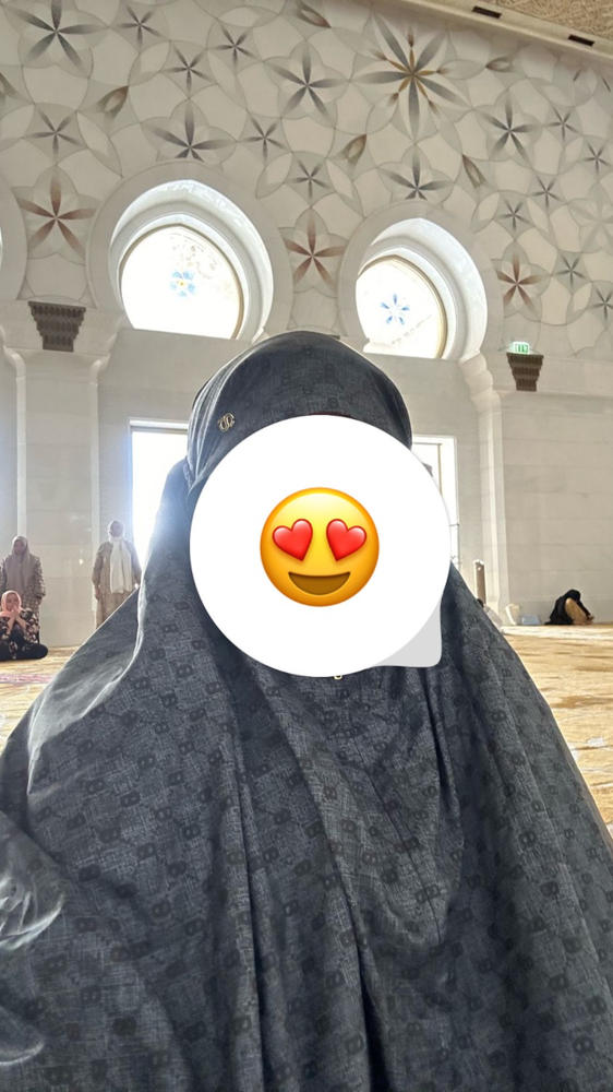 Monogram Mini Capsule Prayer Robe - Black - Customer Photo From Reza Zulfiani