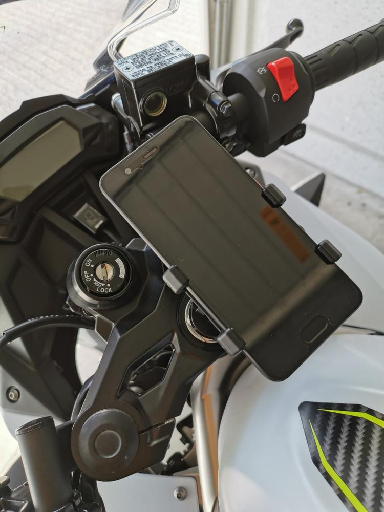 Handyhalterung Moto Stem Mount für Supersport Motorräder mit