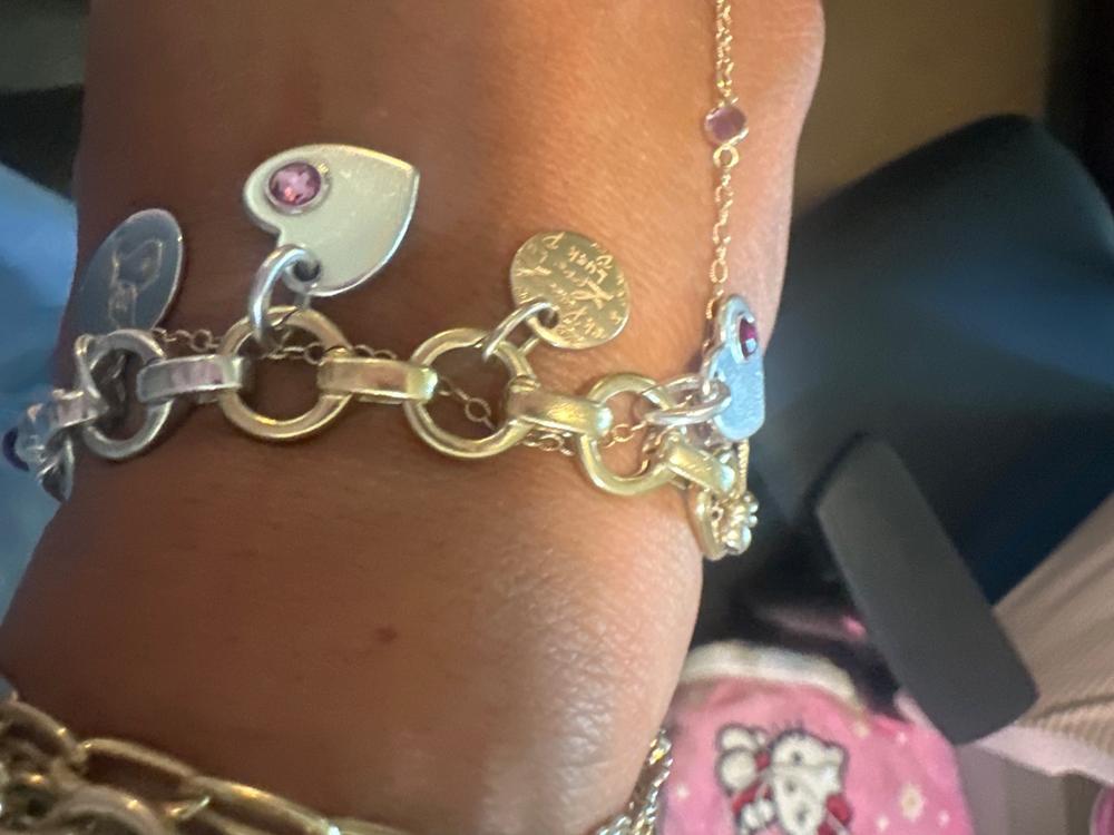 Infinity Link Charm Holder, Gold - Customer Photo From Nicole Richardson