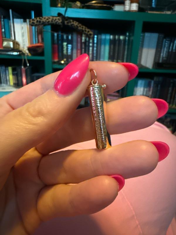 British Candy Charm London England Solid Gold - Customer Photo From Charlotte OConnell