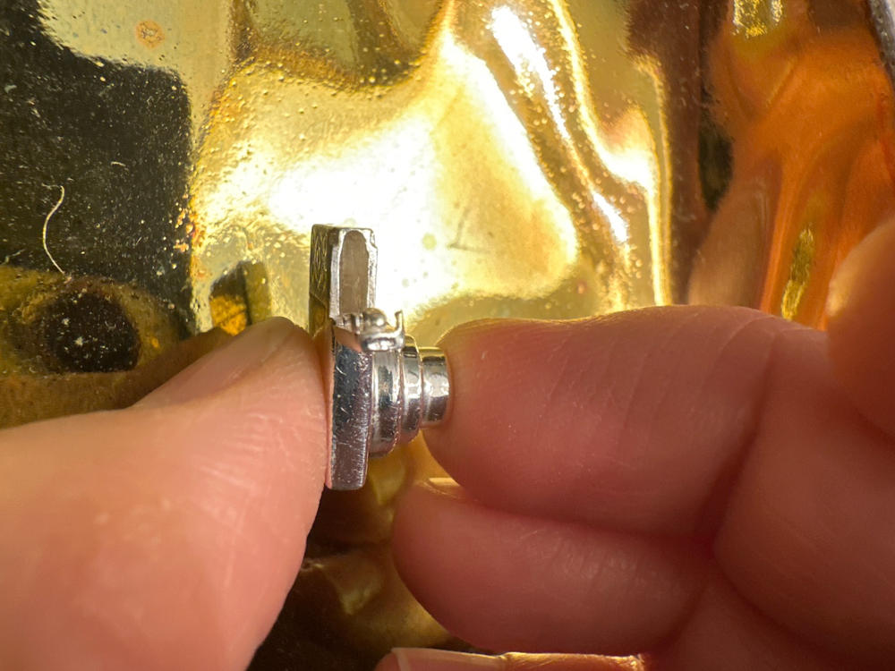 Camera Charm Two-Tone Silver - Customer Photo From Jennifer McVay