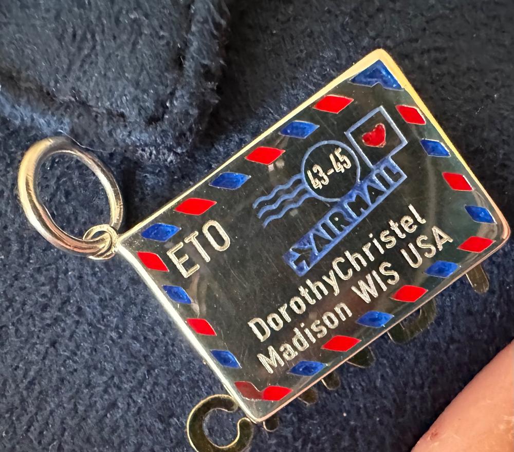 Air Mail Customizable Charm Silver - Customer Photo From Jennifer Christel