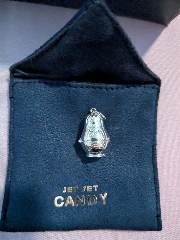 Matryoshka Doll Charm Russia Silver - Customer Photo From Barbra M