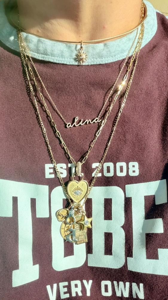 Concert Ticket Charm Solid Gold - Customer Photo From Autumn Kalia
