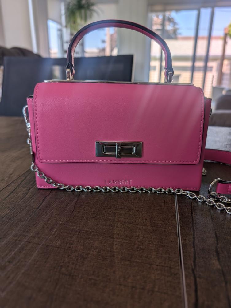 Le Simone - Sac à main en cuir vegan wildrose - Customer Photo From Maryse Albert