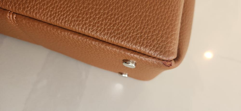 The Judy - Affogato Vegan Leather Crossbody Handbag - Customer Photo From Skhan