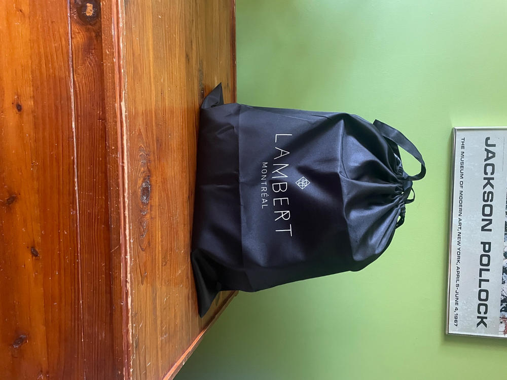 Le Hudson - Sac en nylon recyclé noir - Customer Photo From Josée Champagne