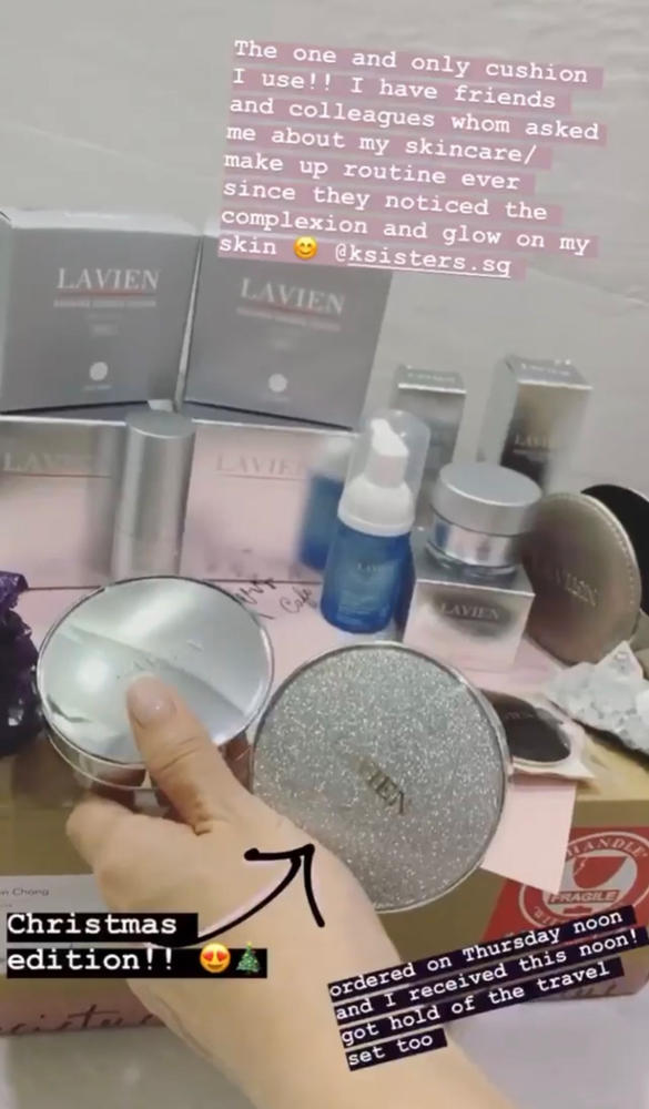 [ARCHIVE] Lavien Radiance Essence Cushion Xmas Edition (Shade 21/23) - Customer Photo From Gwendoline Chong