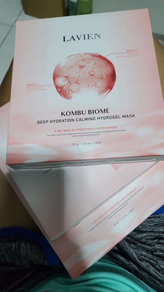 [PROMO] Lavien Kombu Biome Deep Hydration Calming Hydrogel Mask (NEW!) - Customer Photo From Yue C