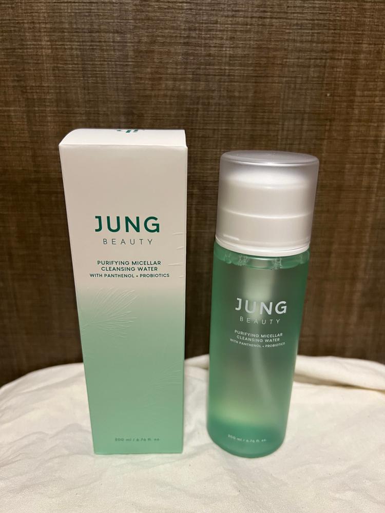 Jung Beauty Purifying Micellar Cleansing Water with Panthenol + Probiotics - Customer Photo From Shirley Ong 