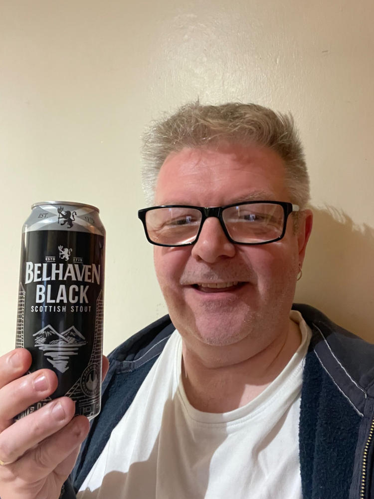 Belhaven Black Scottish Stout Cans - Customer Photo From ANDREW EVANS