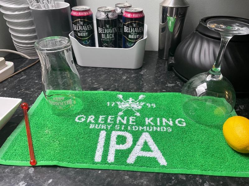 Greene King IPA Bar Towel - Customer Photo From ANDREW EVANS