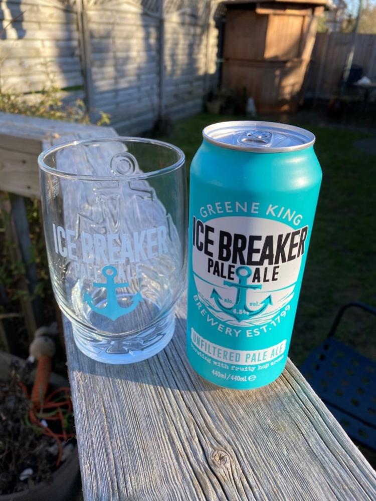 Ice Breaker Pint Glass - Customer Photo From John Cullingham