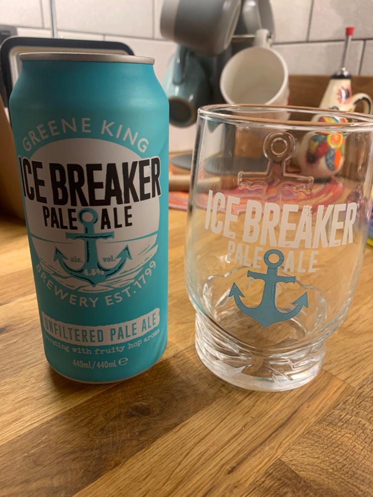 Buy Ice Breaker Pale Ale Pint Glass ‐ Greene King Shop