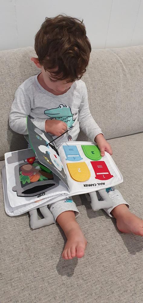 Fabric Quiet Activity Book - When I Grow Up - Customer Photo From Rebecca 