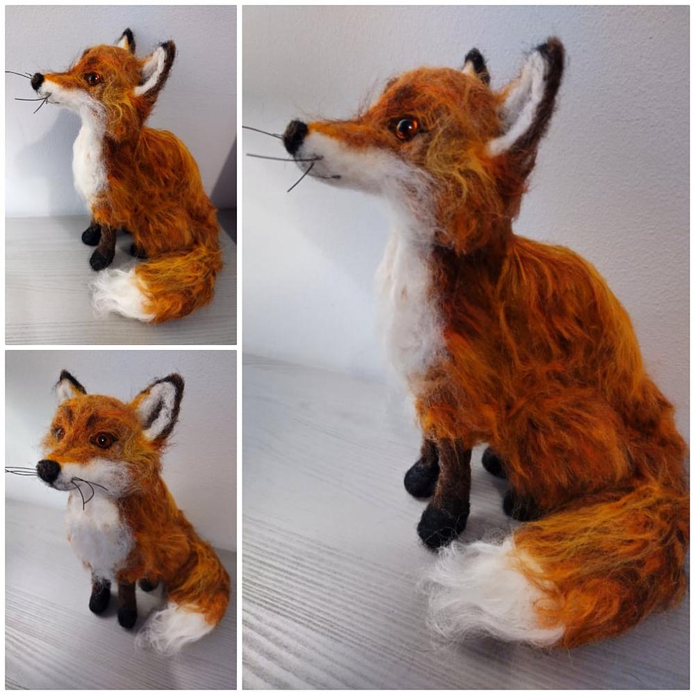 Fabulous Mr Foxy Needle Felting Kit - Customer Photo From Liz