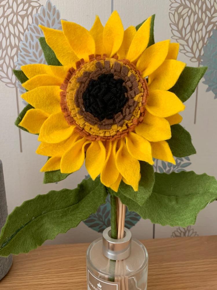 Felt Sunflower Craft Kit - Customer Photo From Tracy Bryan