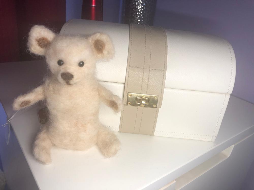 Little Teddy Needle Felting Kit - Customer Photo From Gillian McLaren 