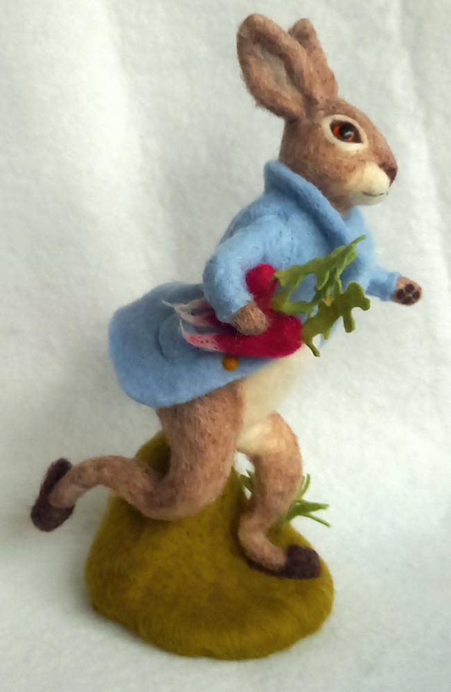 Beatrix Potter - Peter Rabbit and the Stolen Radishes Needle Felting Craft Kit - Customer Photo From Debbie Bode