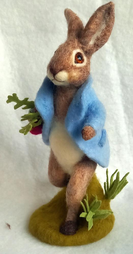 Beatrix Potter - Peter Rabbit and the Stolen Radishes Needle Felting Craft Kit - Customer Photo From Debbie Bode