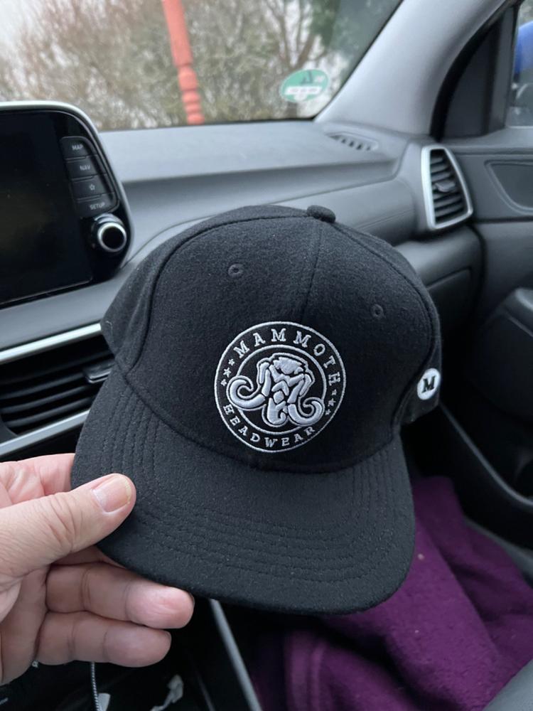 Wool SnapBack - Black - Customer Photo From Michael Fransted