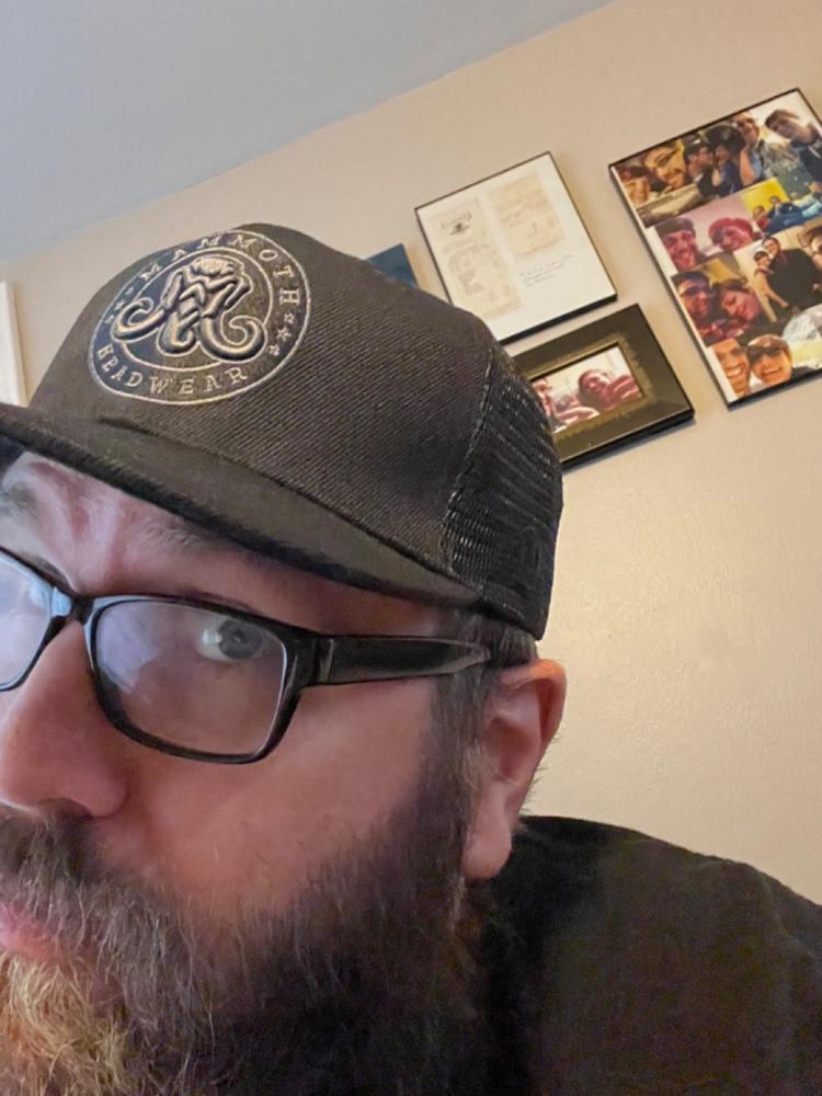 Classic Trucker XXL - Blacked Out - Customer Photo From Blair Askey