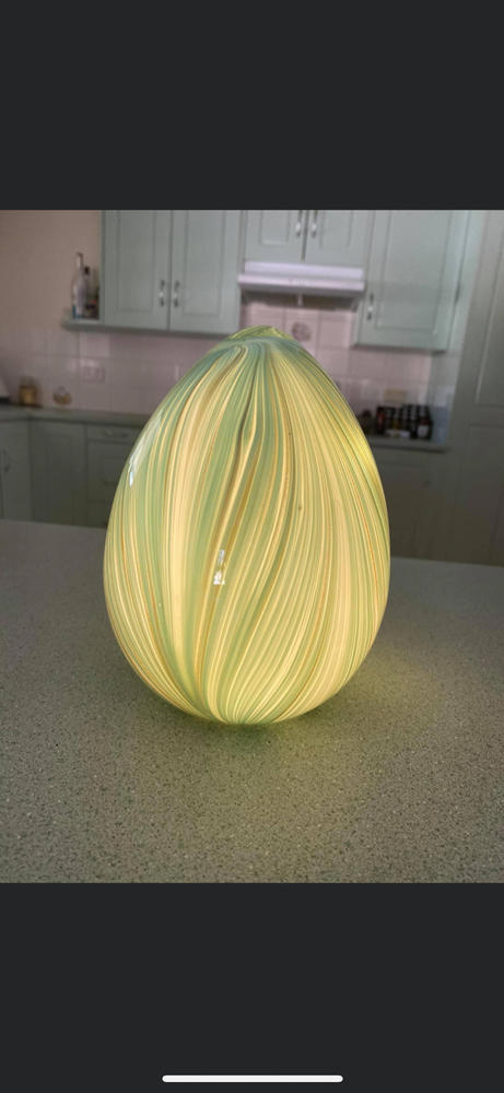 Glow Light Sage Green and Gold - Customer Photo From Edith Haller