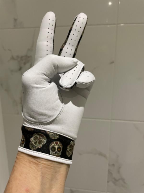 Día de los Muertos Golf Glove - Customer Photo From Marion Mason