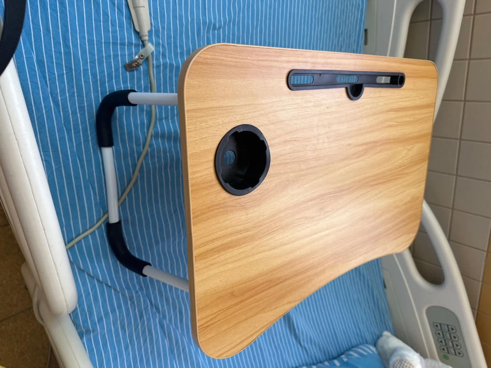 שולחן מתקפל למחשב נייד עם מאוורר ותאורת לד בחיבור USB - Customer Photo From מירב דן