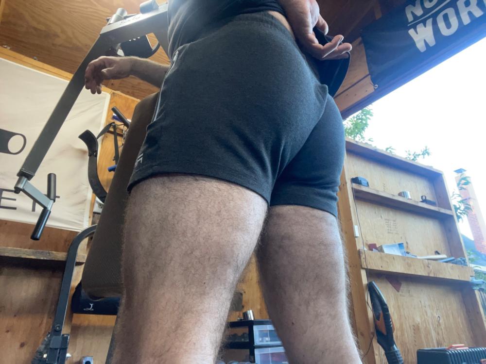 Squat 3.5" Shorts - Charcoal - Customer Photo From James Reynolds