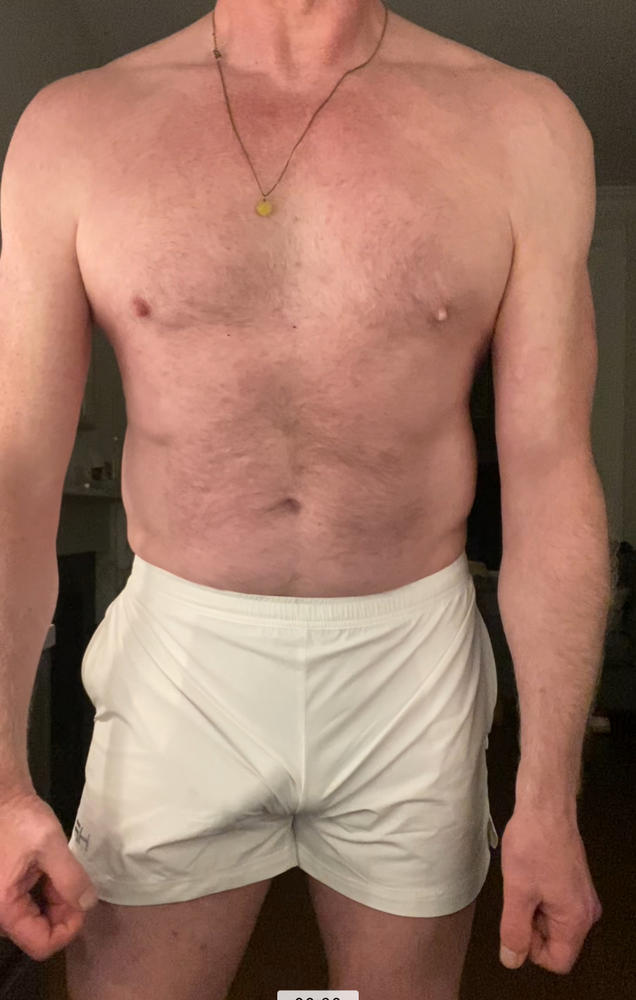 Sprint 3.5" Shorts - White - Customer Photo From Robert