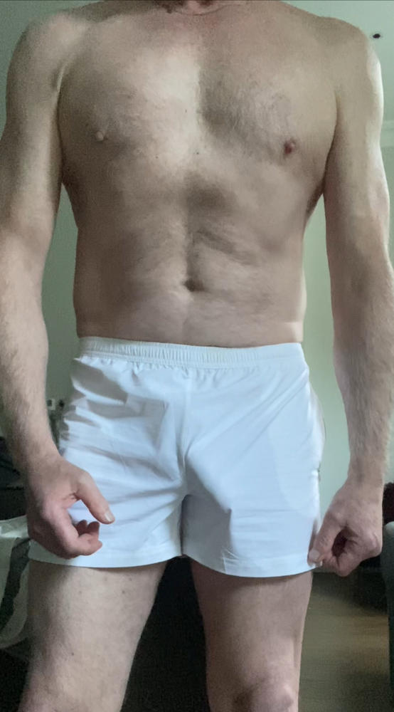 Sprint 3.5" Shorts - White - Customer Photo From Richard Collins