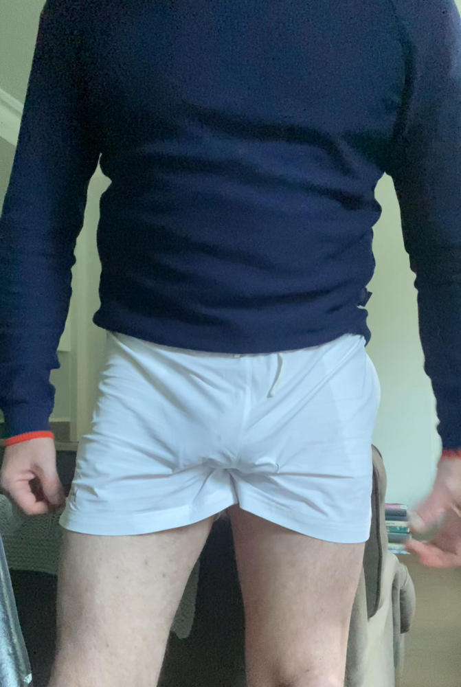 Sprint 3.5" Shorts - White - Customer Photo From Richard Collins